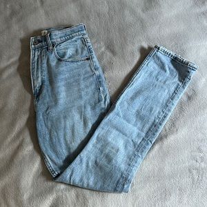 Abercrombie and fitch the 90s slim straight curve love ultra high rise jeans